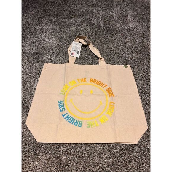 Smiley brand canvas tote bag C9-21 - Picture 1 of 4